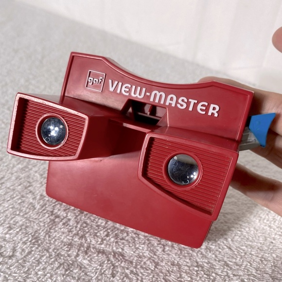 Vintage Gaf Viewmaster Red Viewmaster Toy - Picture 12 of 12